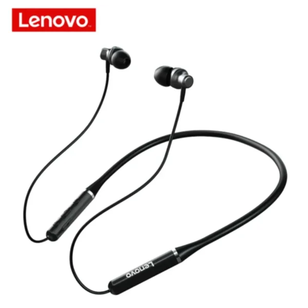 Lenovo Wireless Neckband Bluetooth Earphones Black