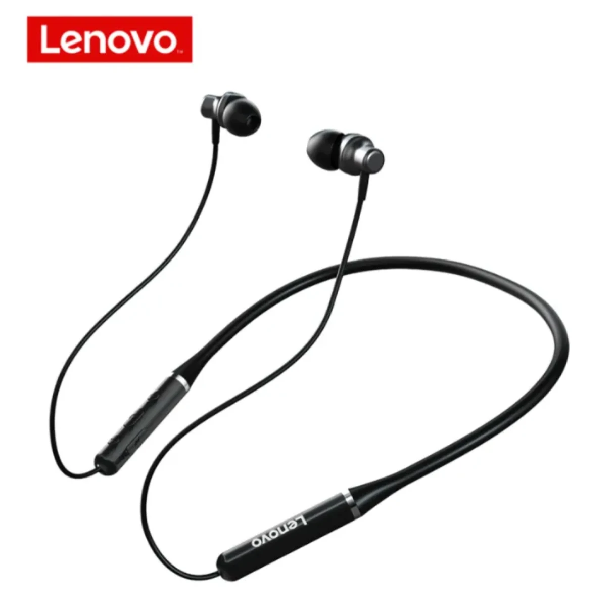Lenovo Wireless Neckband Bluetooth Earphones Black