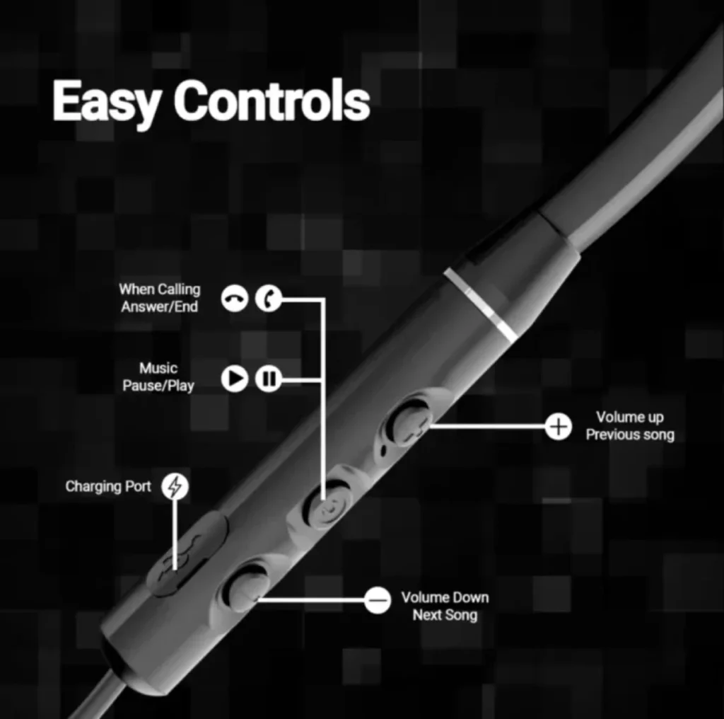 Lenovo Wireless Neckband Charging Port Close Up
