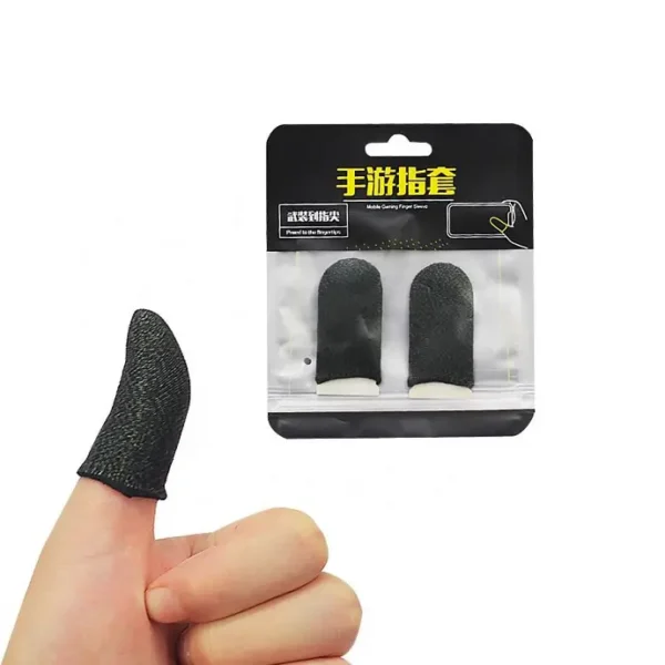 PUBG Gaming Thumb Sleeves – Anti-Sweat, Anti-Slip, High Sensitivity Finger Covers for Mobile Gaming