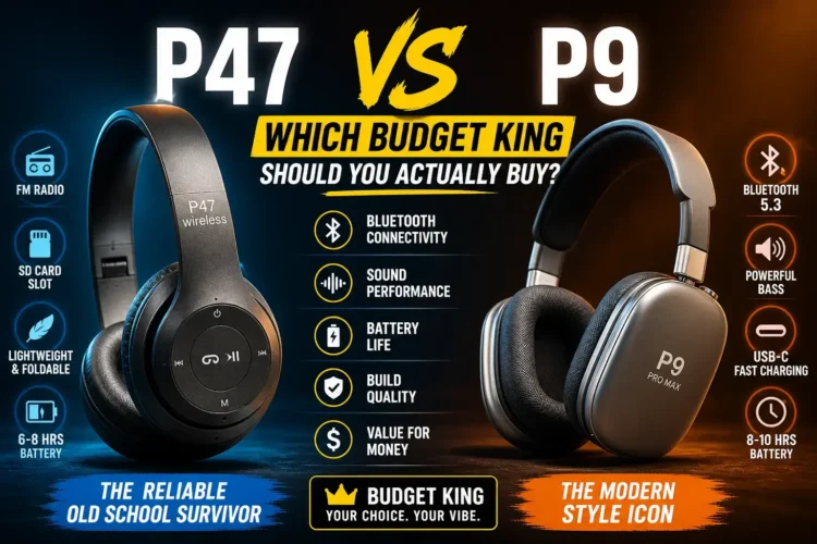 P47 vs P9 Headphones