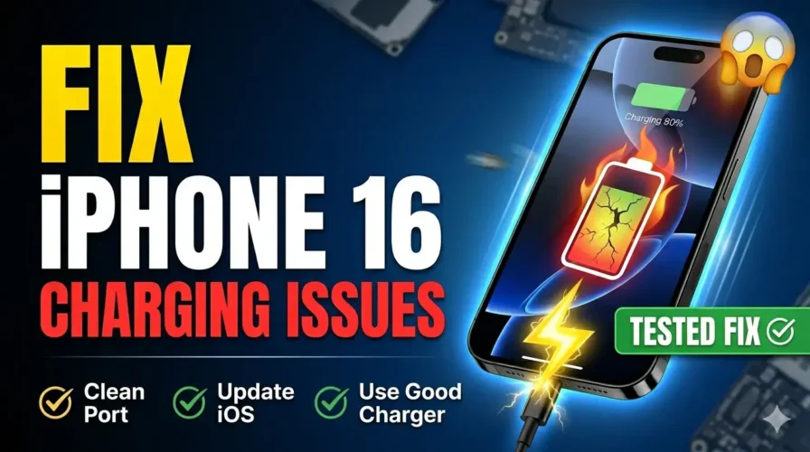 iPhone 16 charging issues