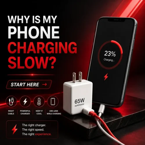 why is my phone charging slow