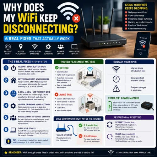 why does my WiFi keep disconnecting