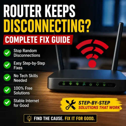 router keeps disconnecting from internet